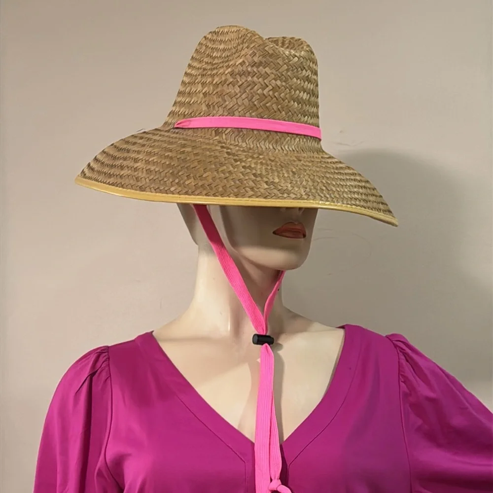 Wide Straw Sun Beach Hat